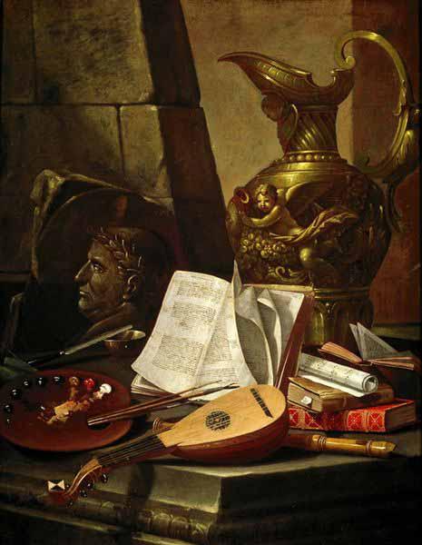 Cristoforo Munari Allegoria delle arti oil painting picture